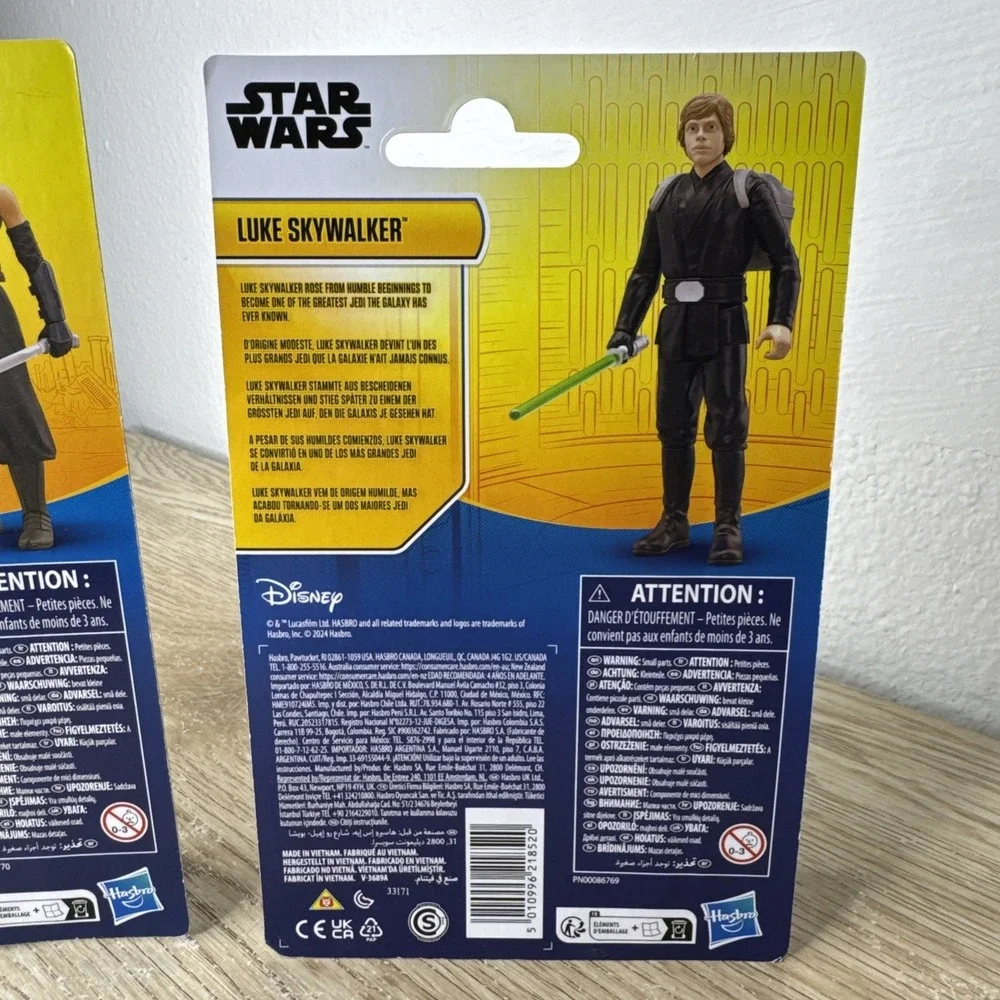 STAR WARS Epic Hero Series Luke Skywalker & Ahsoka Tano 4-Inch Action Figure NEW